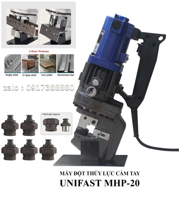 Máy đột thủy lực cầm tay Unifast MHP-20 short