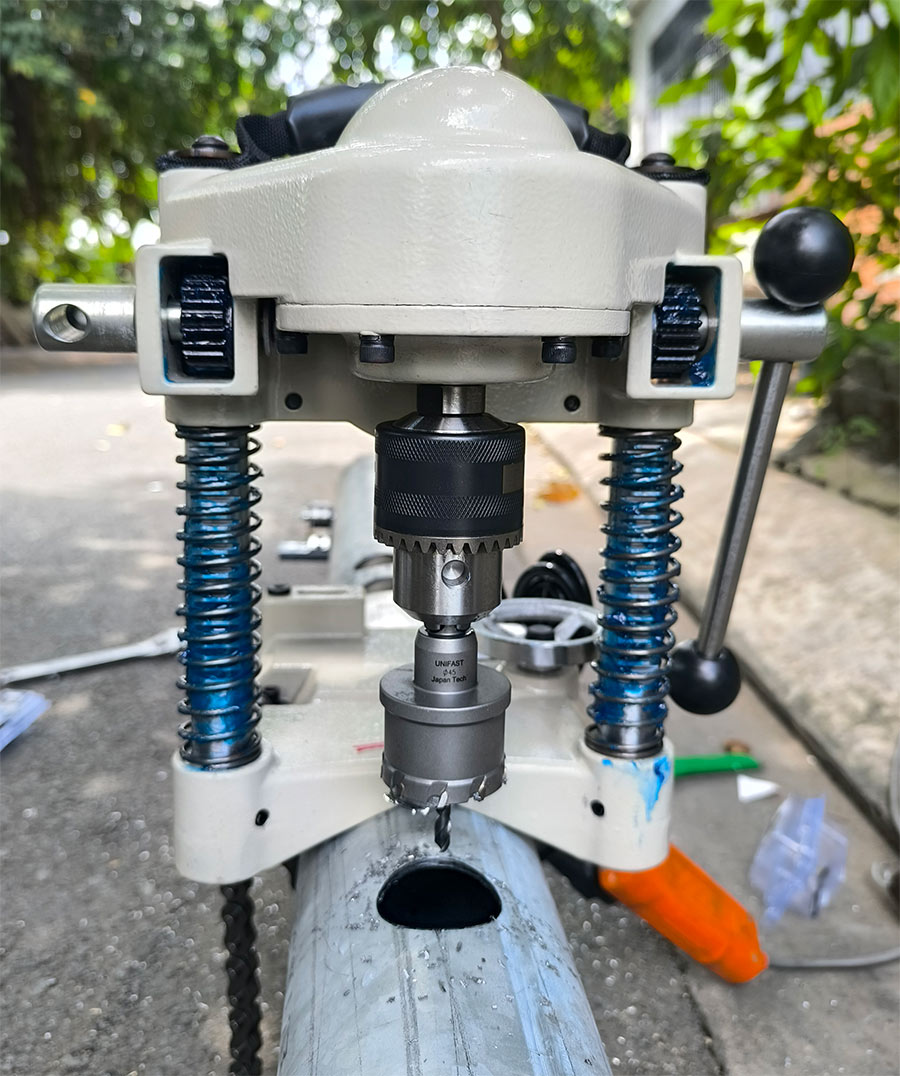 Máy khoan ống lùn giá rẻ JK114