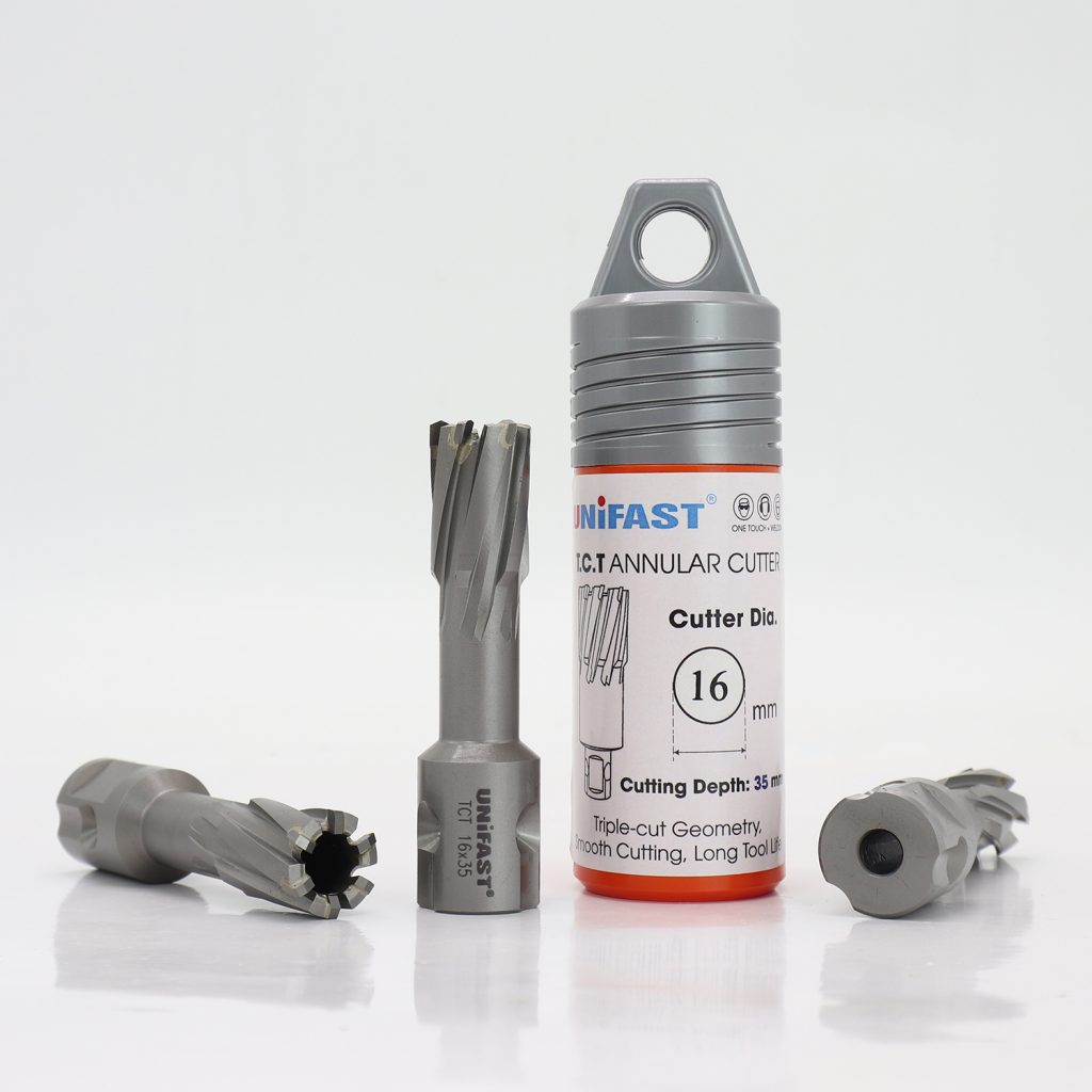 Mũi Khoét Lỗ Máy Khoan Từ Unifast TCT 16×35