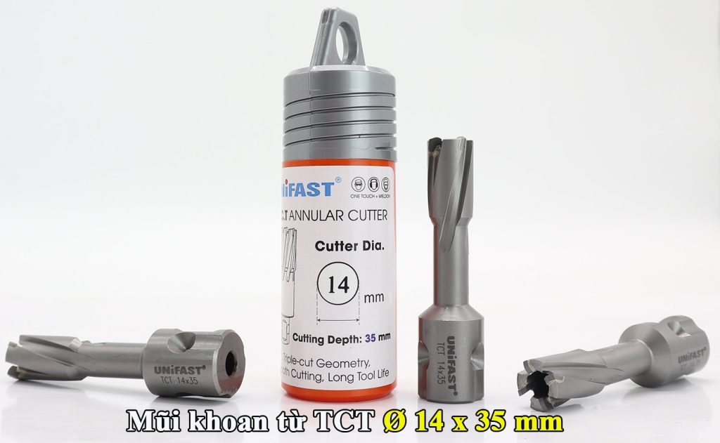 Mũi khoan từ Unifast TCT14x35
